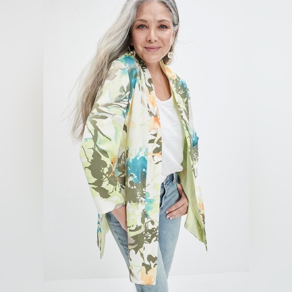 Chicos' Spring Paradise Duster/ Size 3